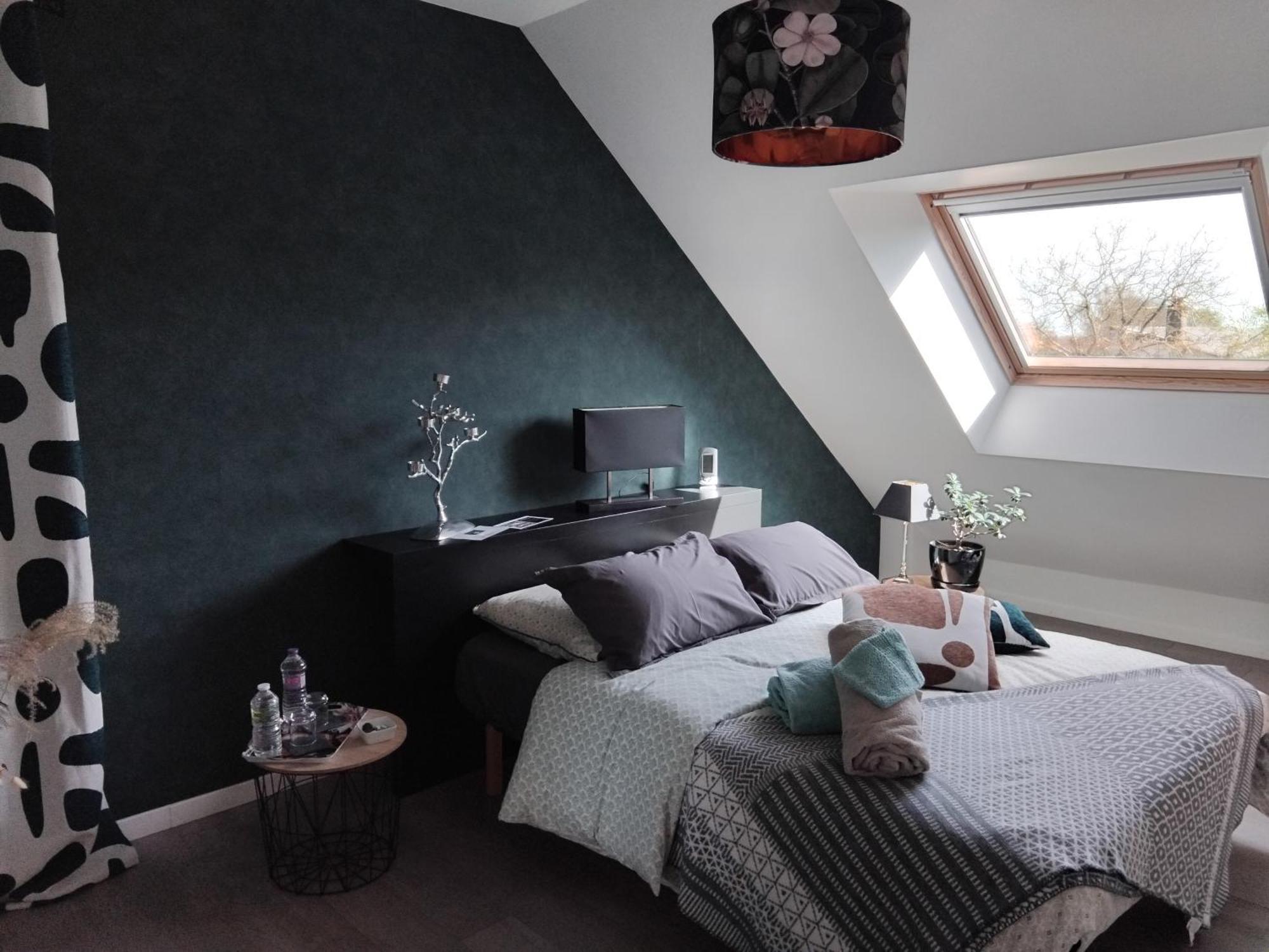 Chambre Dans Un Ecrin De Verdure Angrie Esterno foto