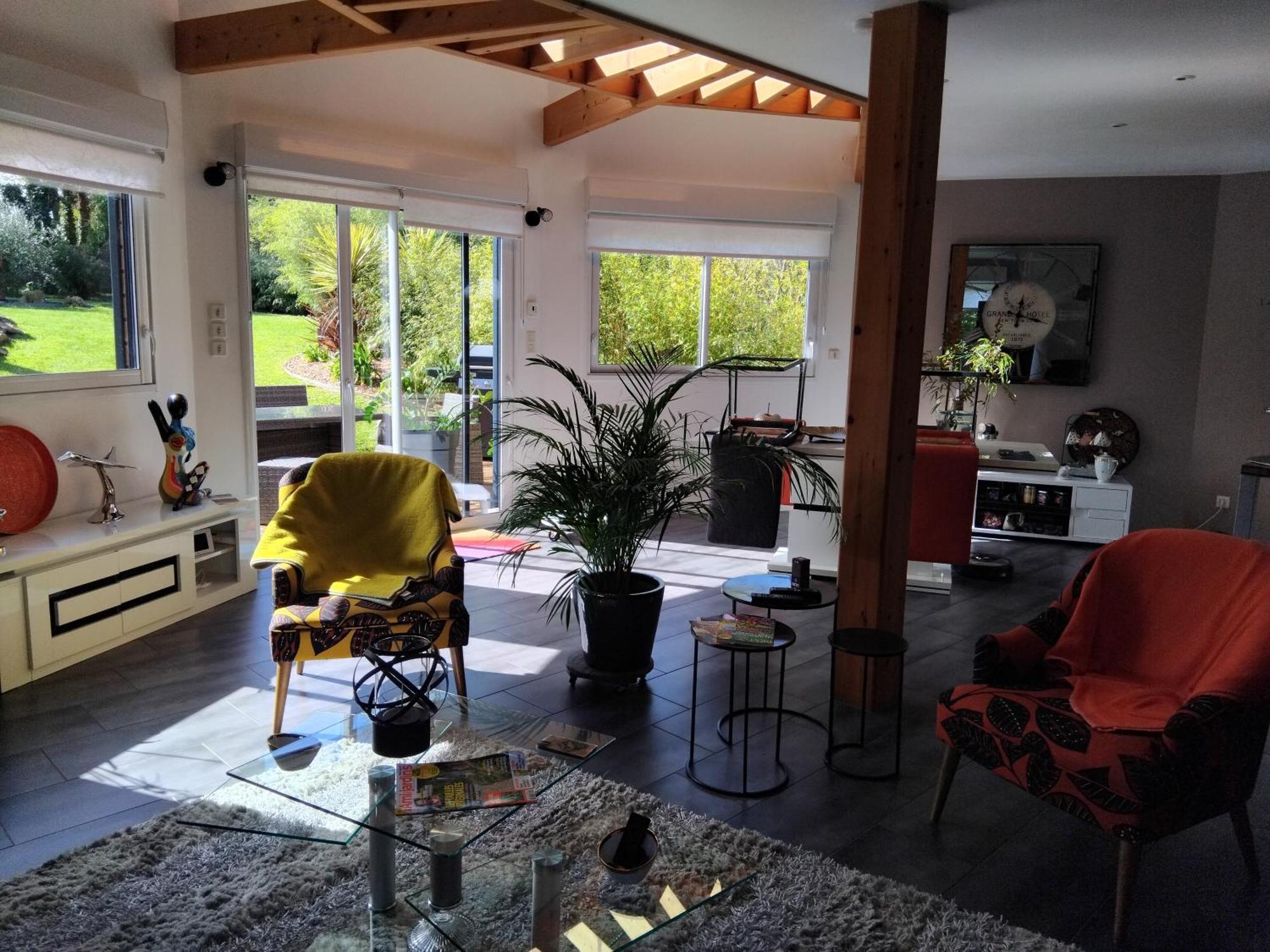 Chambre Dans Un Ecrin De Verdure Angrie Esterno foto